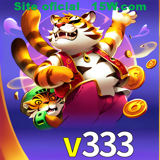 Imagem promocional da v333 mostrando a plataforma e suas vantagens
